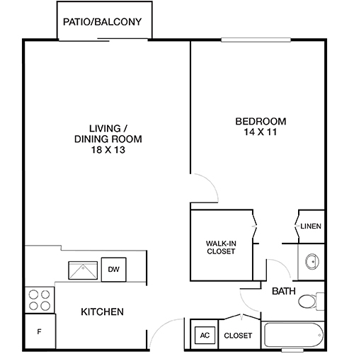 Floorplan - Plantation Gardens Apartment Homes