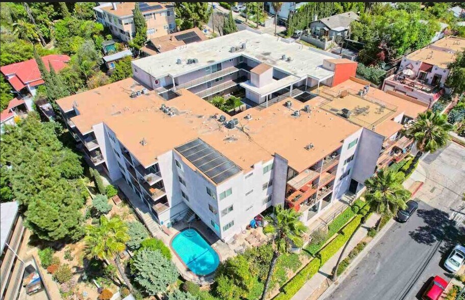 Ariel View of Silver View Condominiums - 1707 Micheltorena St