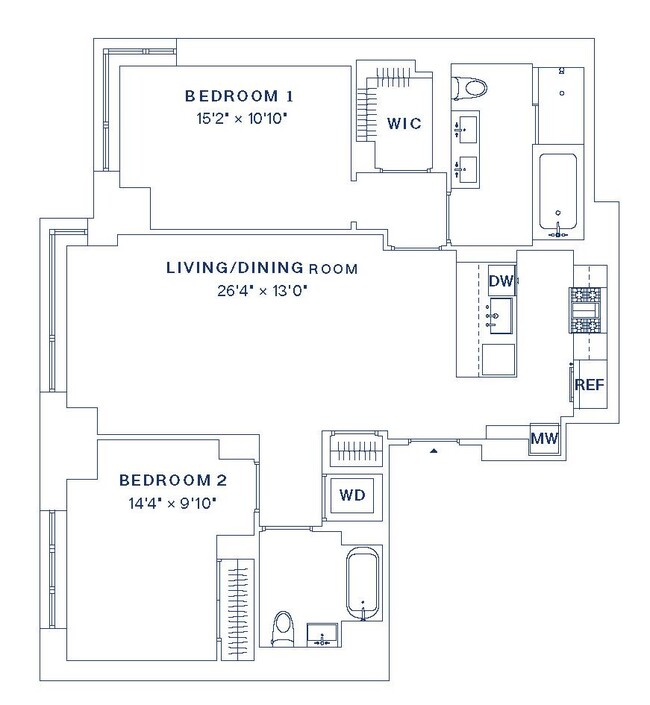 Floorplan - 222 W 80 Street