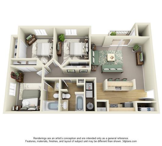 Floorplan - The Village at Union Mills