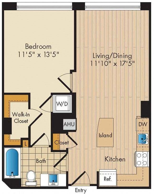 Floorplan - Flats 130 at Constitution Square