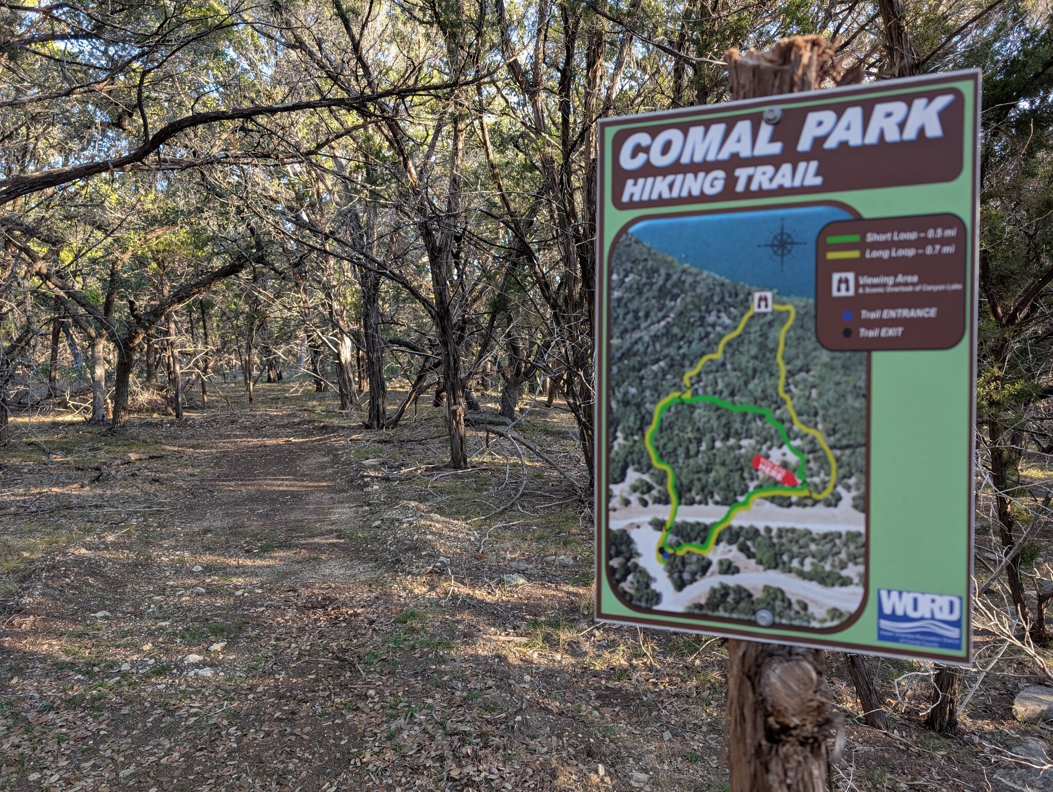 Comal Park across street. - 2491 Canyon Lake Forest #C
