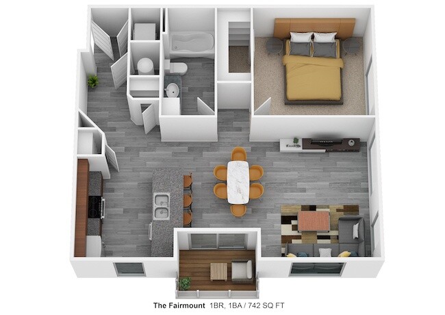 Floorplan - DeSales Flats Apartments*
