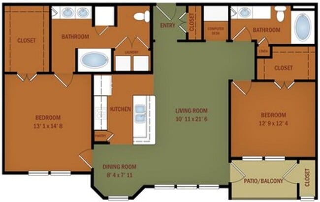 Floorplan - Villas of Ocean Drive