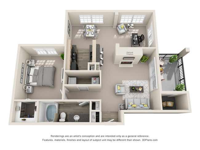 Floorplan - Legends on the Green Apartments