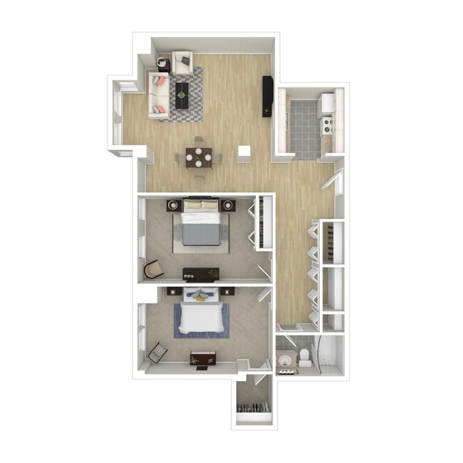 Floorplan - Langham Court Apartments