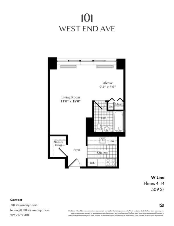 Floorplan - 101 West End Avenue