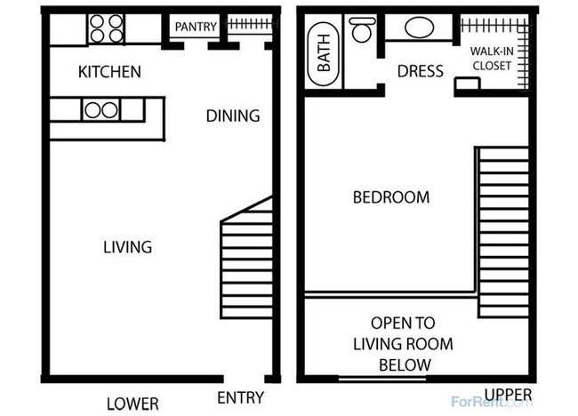 Plan A-2 - Woodhill Apartments