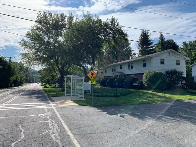 Front of complex on bus route - 39 Old Amherst Rd