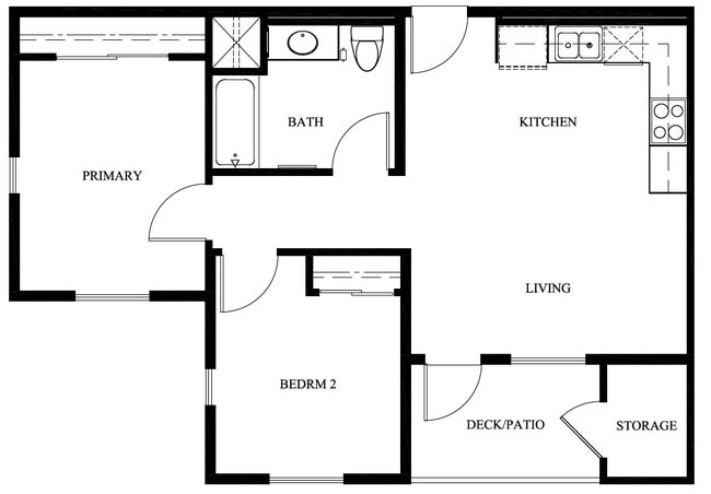 Floorplan - Cypress at Junipers Senior Apartments