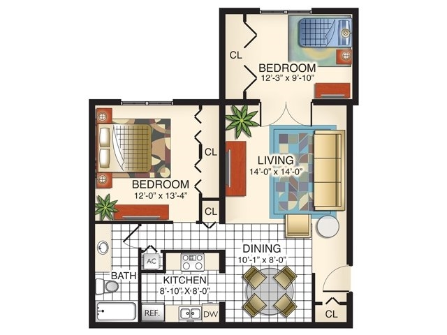 2BR/1BA - Cherry Grove Village