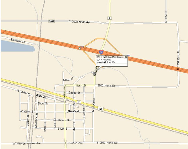 Location Map - 504 N McKinley St