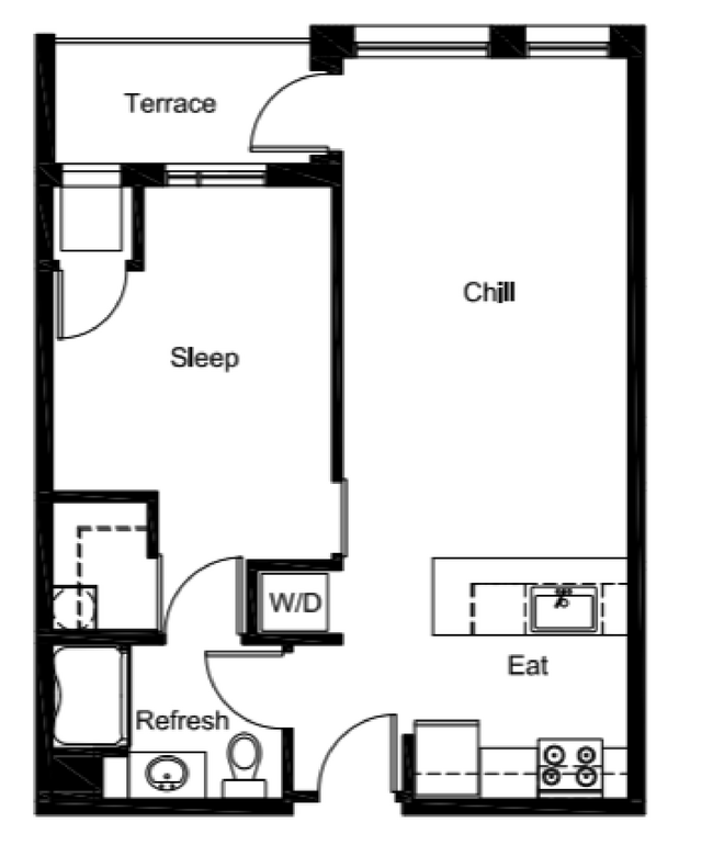 Floorplan - Outfield Ball Park Lofts