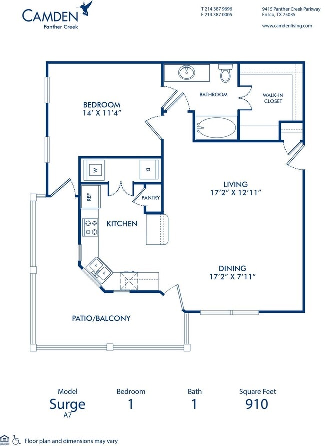 Floorplan - Camden Panther Creek