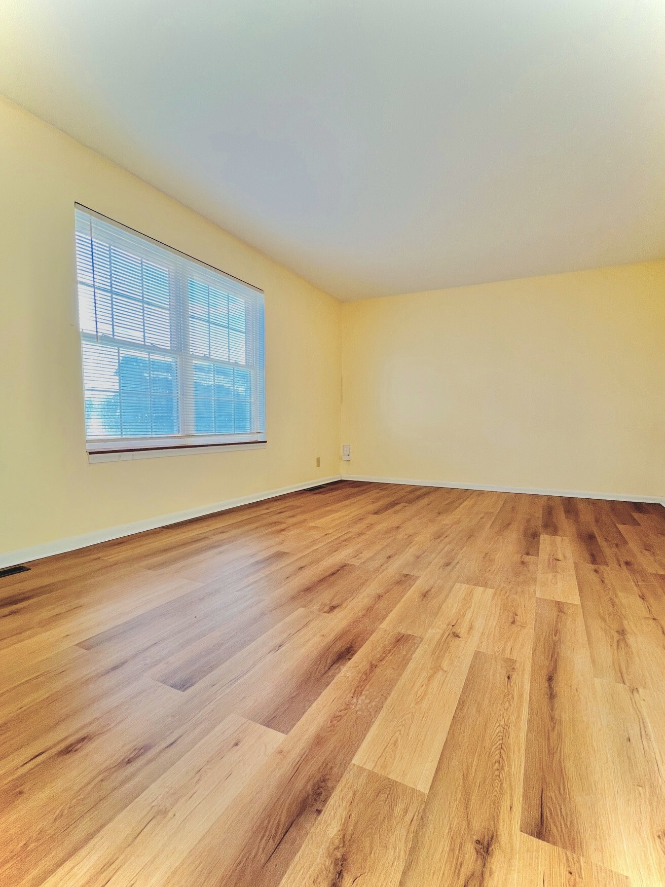 Living Room with new luxury vinyl plank flooring - 9315 Bluejacket St