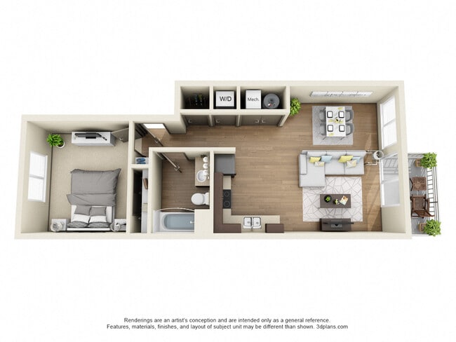 Floorplan - Skiview Place Apartments