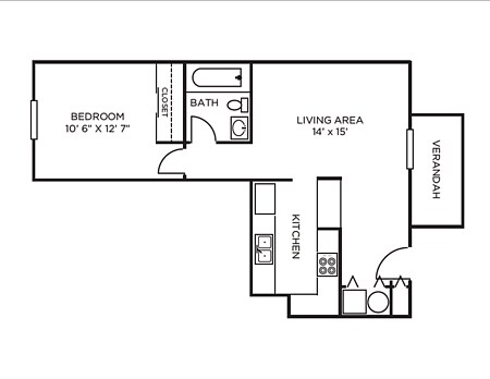 1br/1ba - Randolph Arms