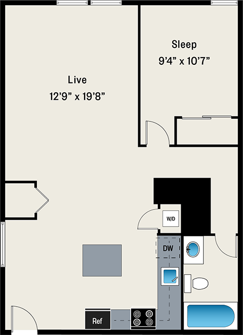 Floorplan - The Lofts at Gin Alley