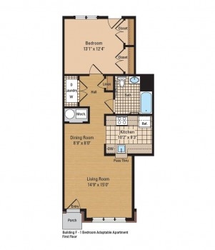 1BR/1BA - The Willows at Gloria Robinson