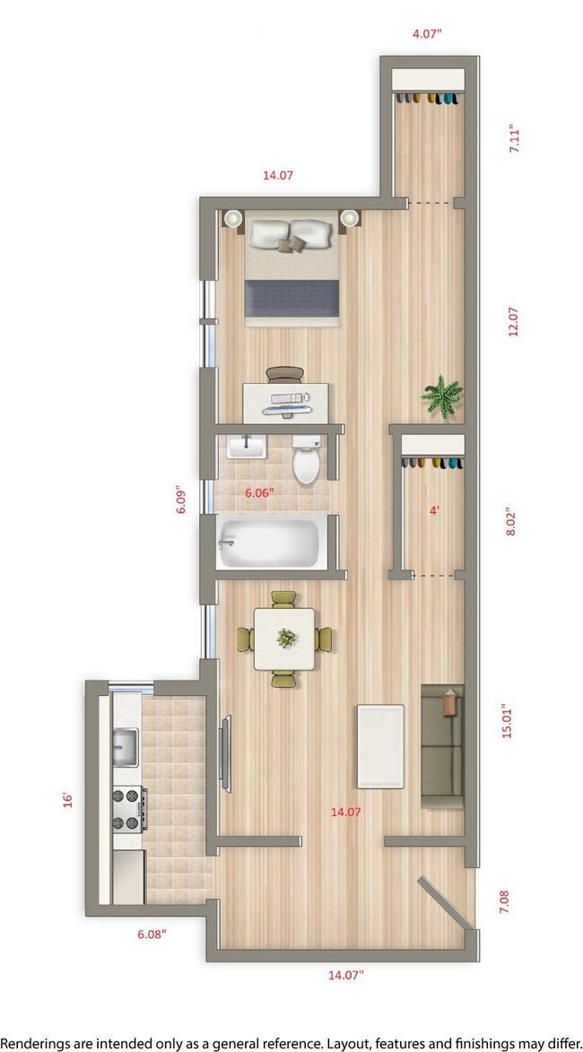 Floorplan - Chatham Courts