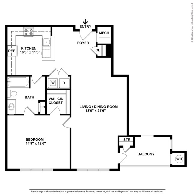 Floorplan - The Elms at Arcola