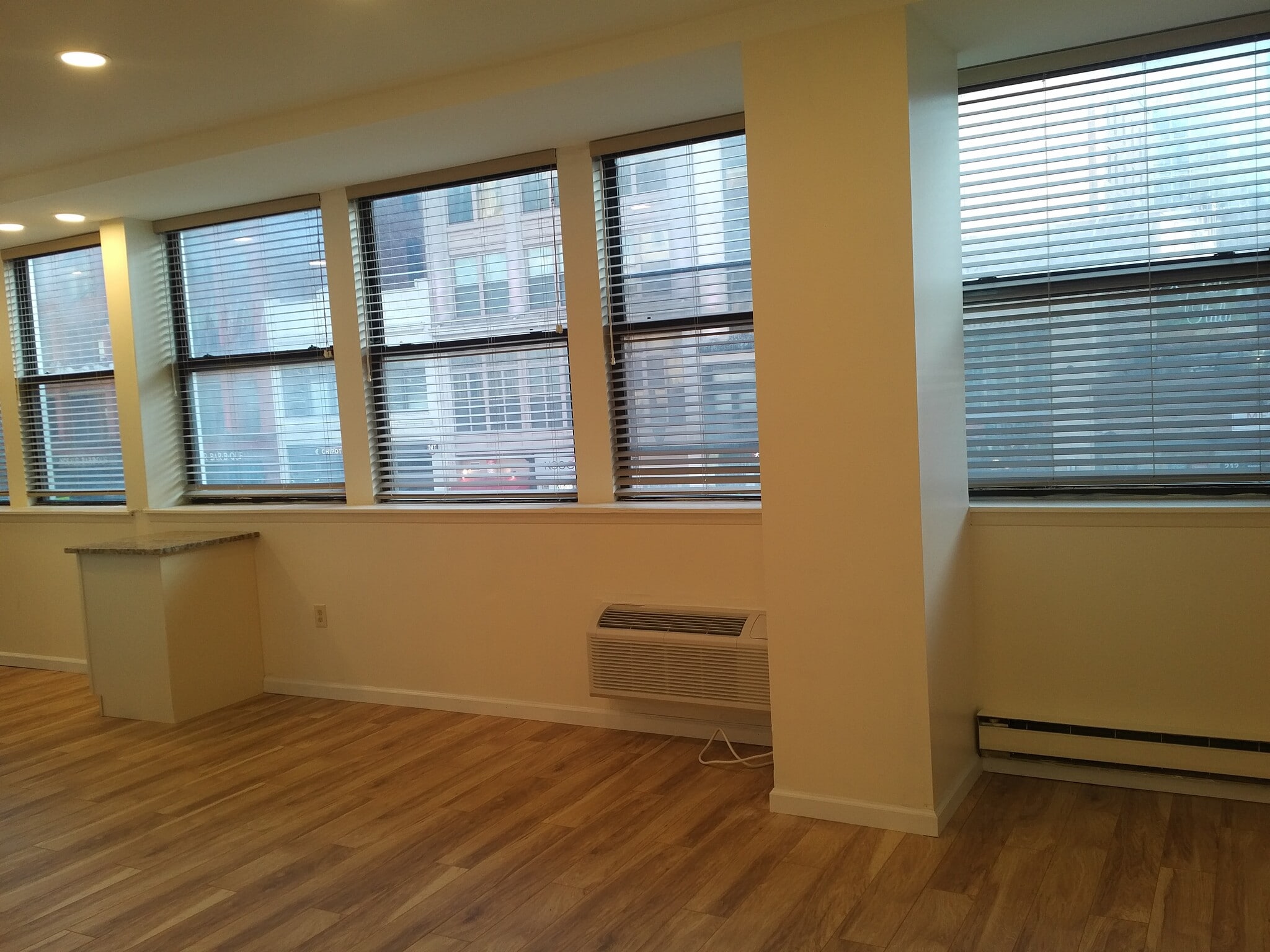 Living Room with City Views of Market Street - 111 Mulberry St