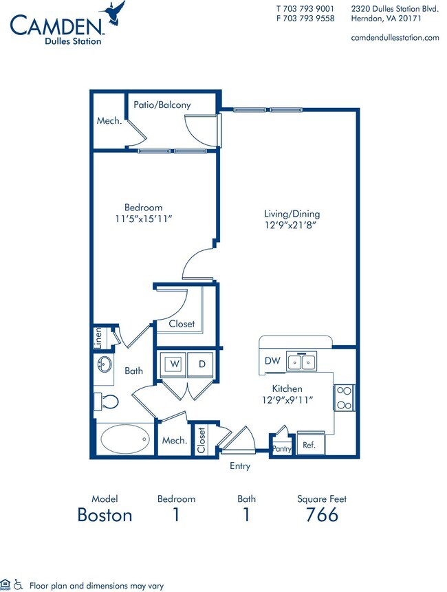 Floorplan - Camden Dulles Station