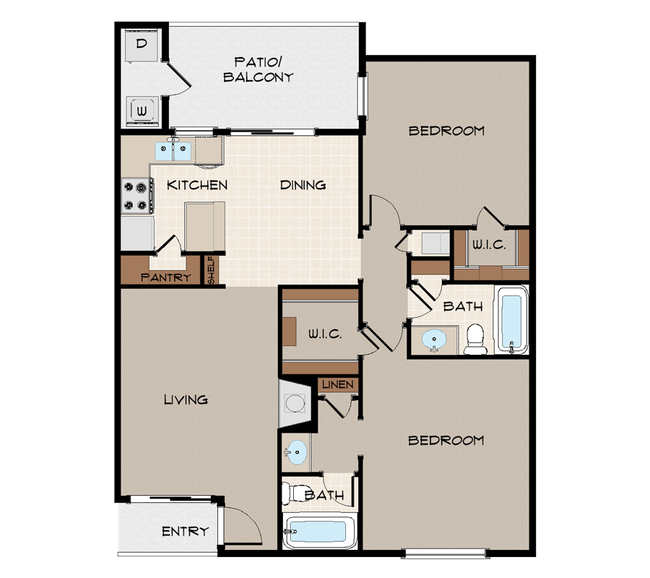 Floorplan - Summit at 7700