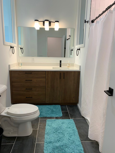 Master Bath with Shower Upstairs - 213 Old Mountain Rd