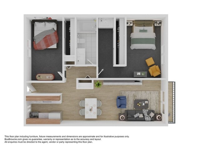 Floorplan - West on Murray Apartments