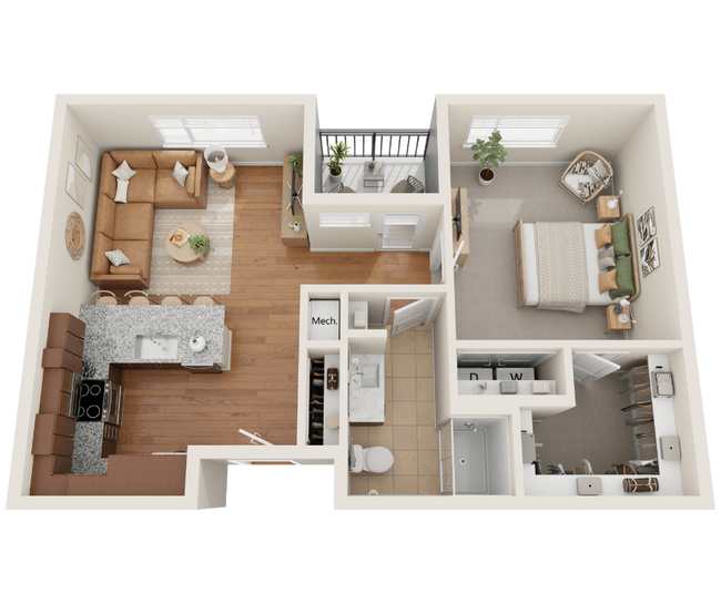 Floorplan - Sylvan Uptown