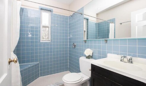 primary bath 1 - 101 W 39th St