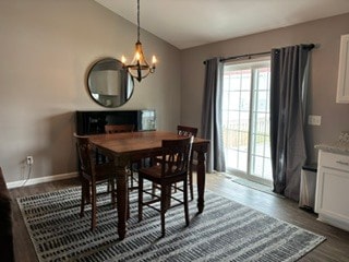 dining area in kitchen - 1407 Cedar Run