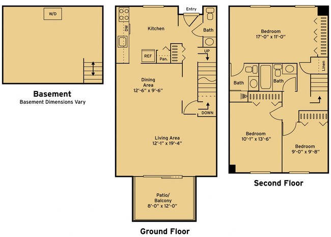 Garfield Townhomes With Basement - Glenmont Westerly