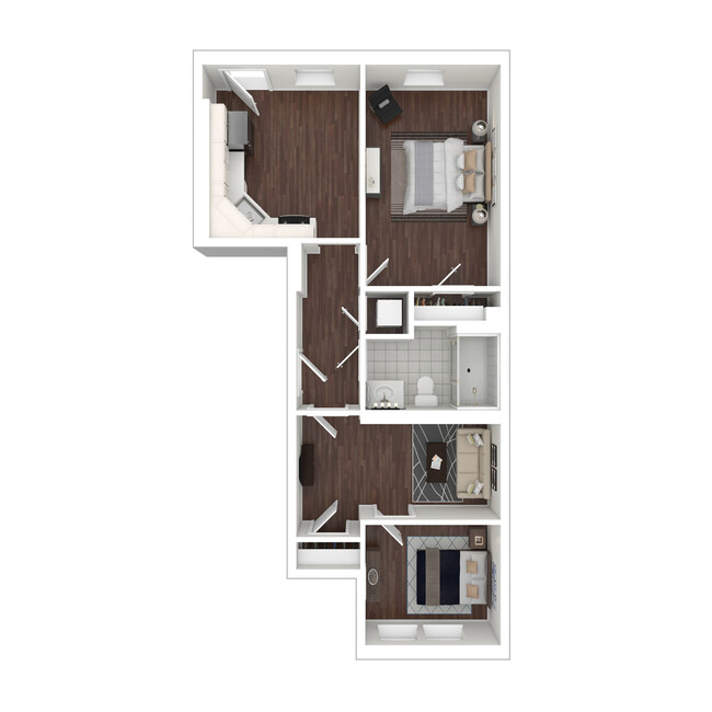 Floorplan - Clearway Apartments