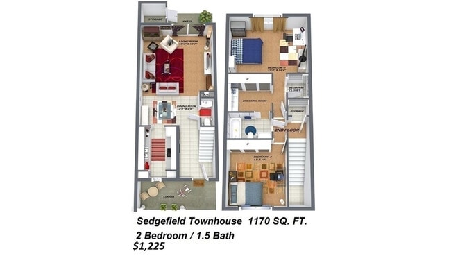 Floorplan - Sedgefield Apartments