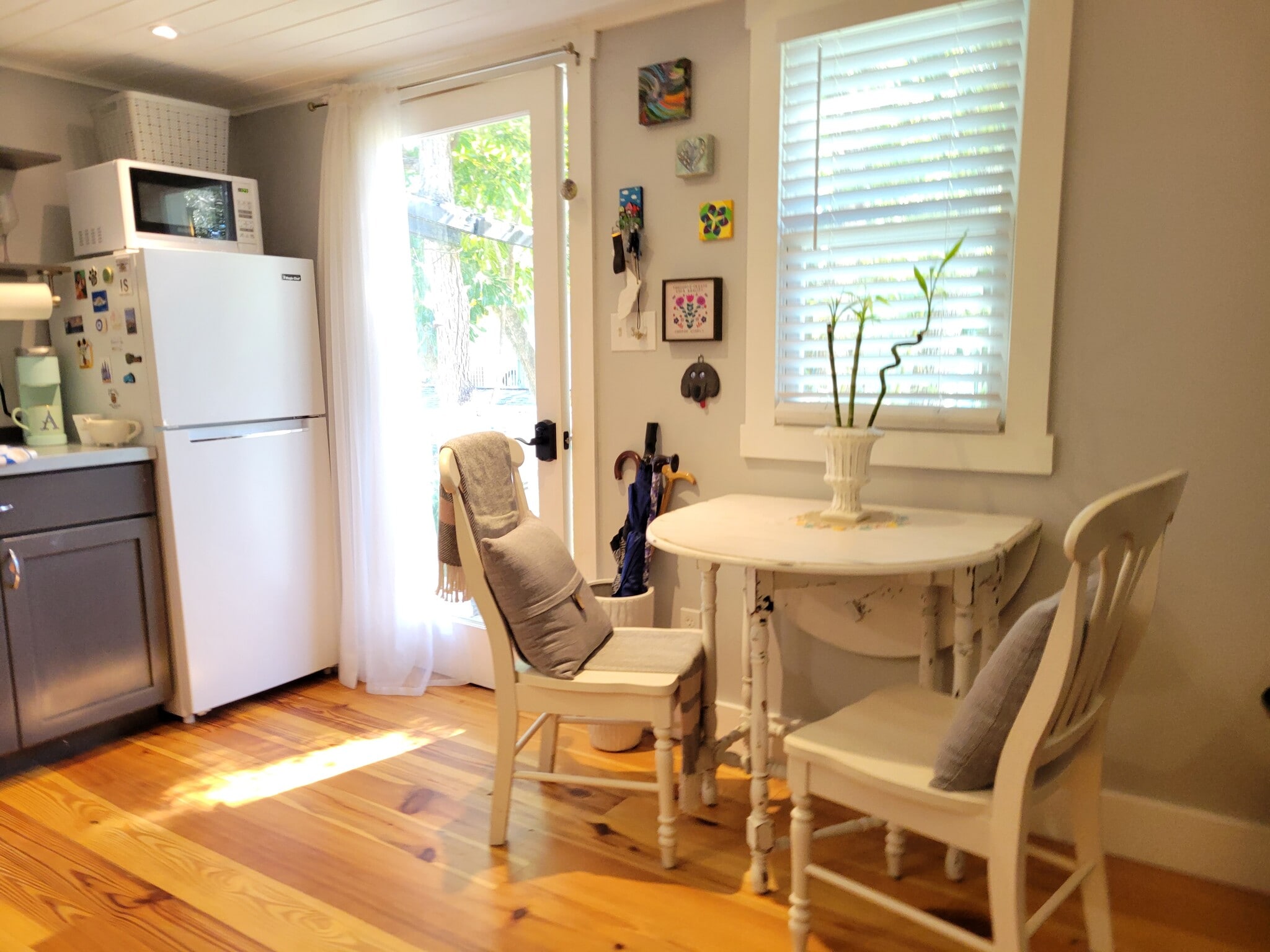 Sample dining layout. Furniture not included. - 701 Bay Ave