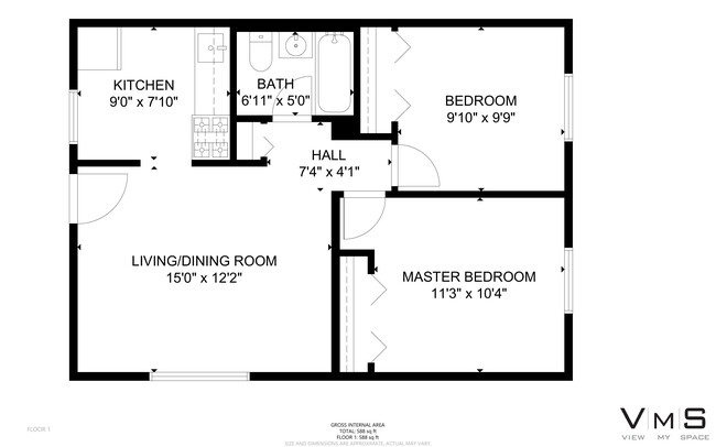 Floorplan - 6650 S Drexel