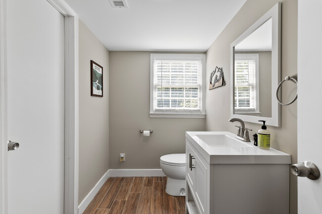 Recreation room half bath - 1050 Pathfinder Rd