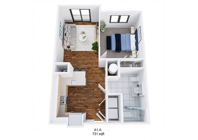 Floorplan - Waxpool Apartments