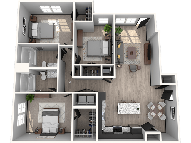 Floorplan - The Towne at Northgate