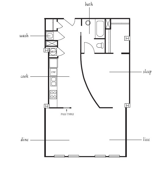 1BR/1BA - Bennie Dillon