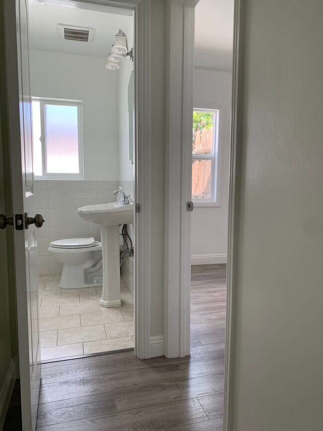 Bathroom/bedroom 1 entrance - 7811 Paso Robles Ave