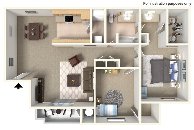 Floorplan - Vertical East Apartments