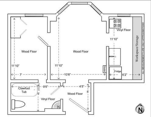 Building Photo - Top floor 1 BR with LOTS of natural light in trendy NW 23rd District!