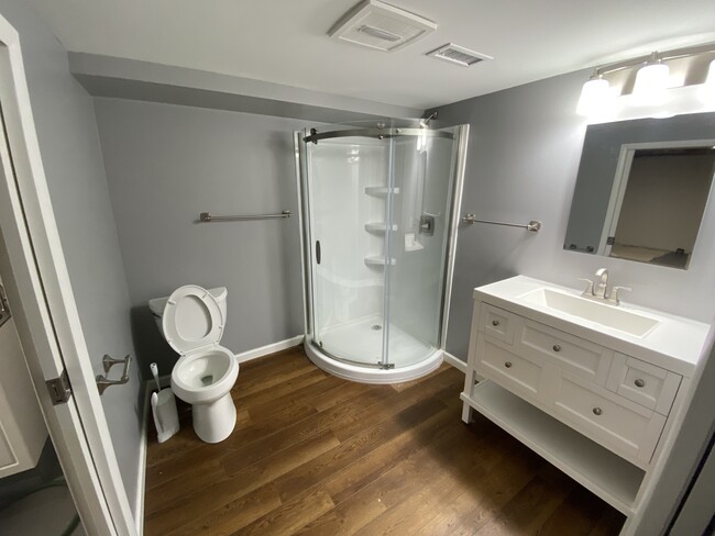 bathroom lower level - 6517 Lake O Springs Ave NW