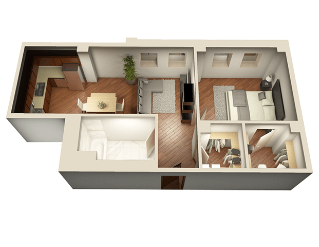 Floorplan - Somerset Place Apartments