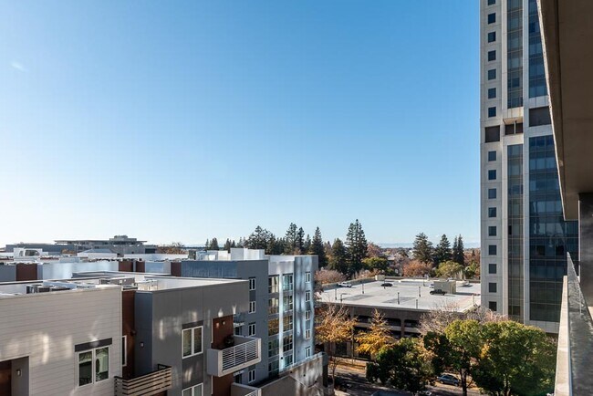 Looking west from balcony. On a clear day the coast range is visible. - 500 N St