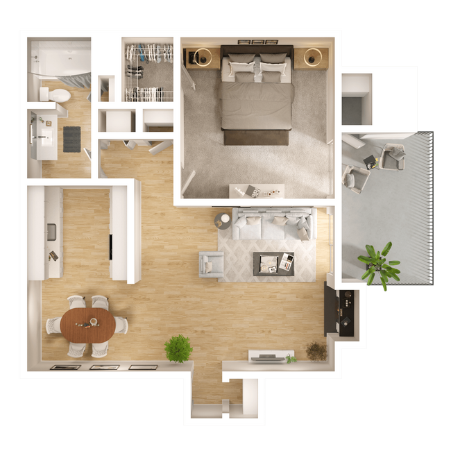 Floorplan - Waterfield Square Apartment Homes