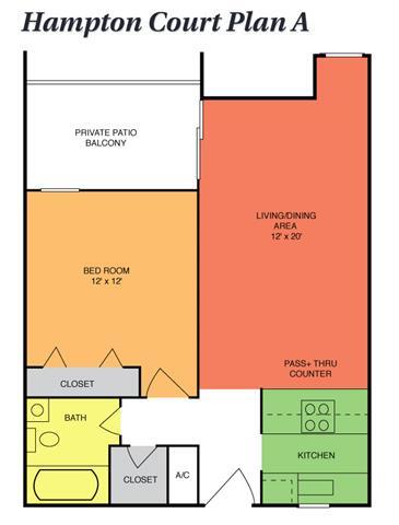Floorplan - Hampton Court